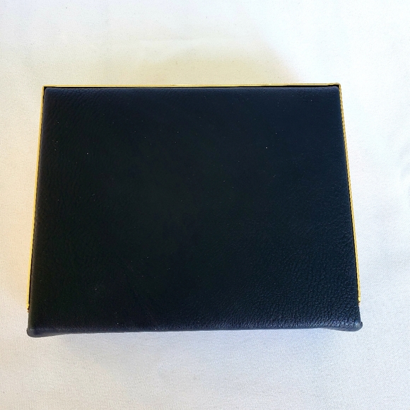 EUC Natasha Couture Black/Gold Clutch/Crossbody - Picture 4 of 5